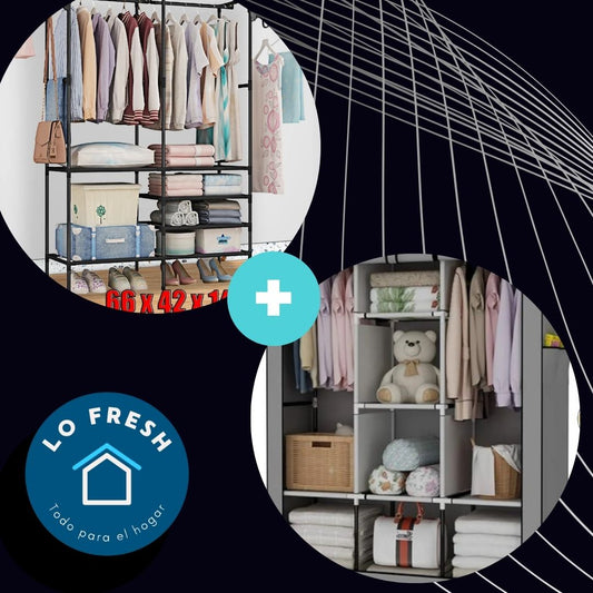 Combo Closet armable+ closet organizador